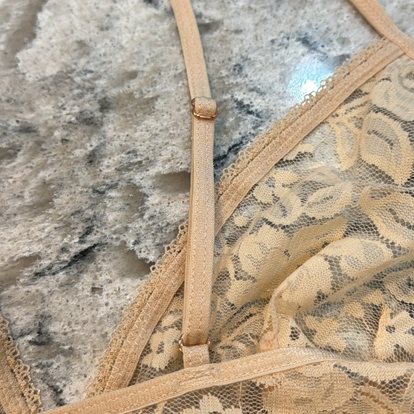 INC | Lace Bralette in Almond Latte Size SMALL - Picture 10 of 10